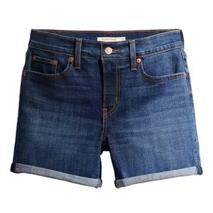 Levi's - NWT - Dark Blue Mid-Rise Denim Shorts